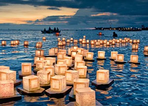 floating lanterns with wishes on 300x215 